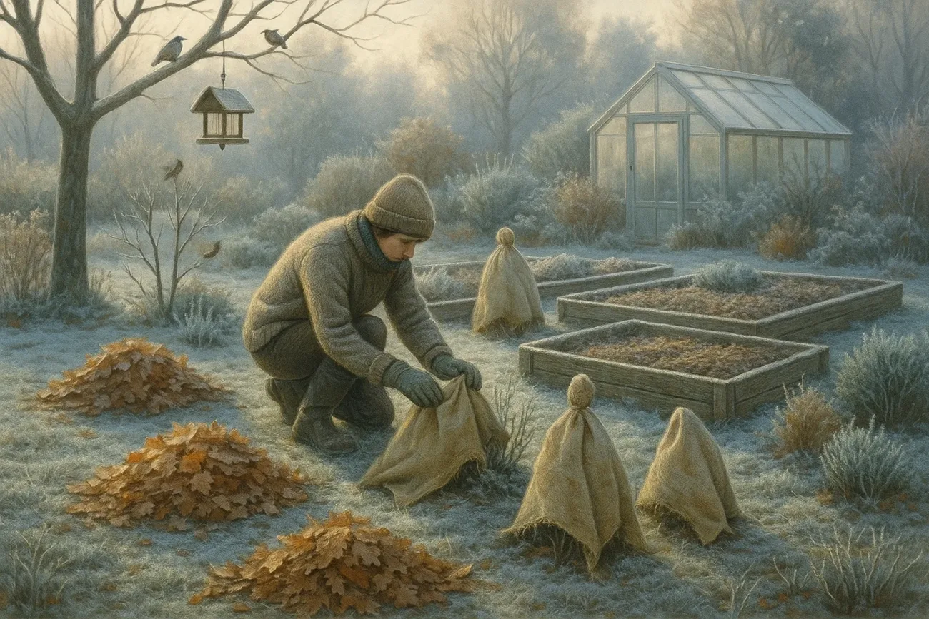 how to winterize garden